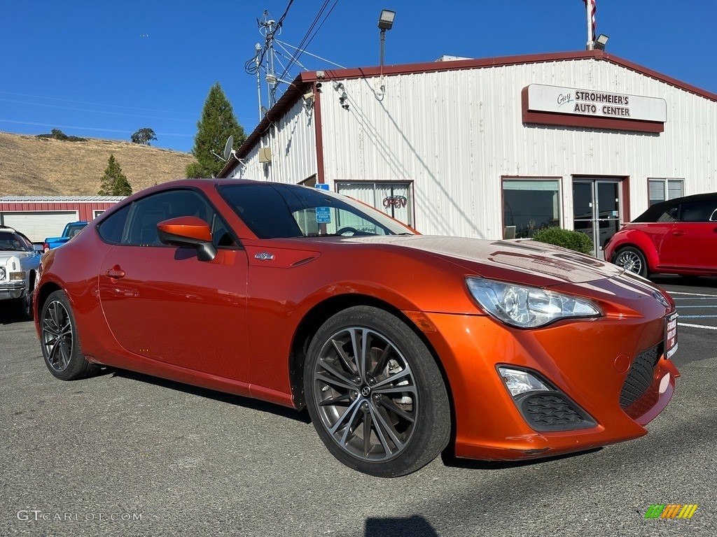 2013 FR-S Sport Coupe - Hot Lava Orange / Black/Red Accents photo #1