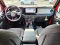 Black 2024 Jeep Wrangler 4-Door Willys 4xe Hybrid Dashboard