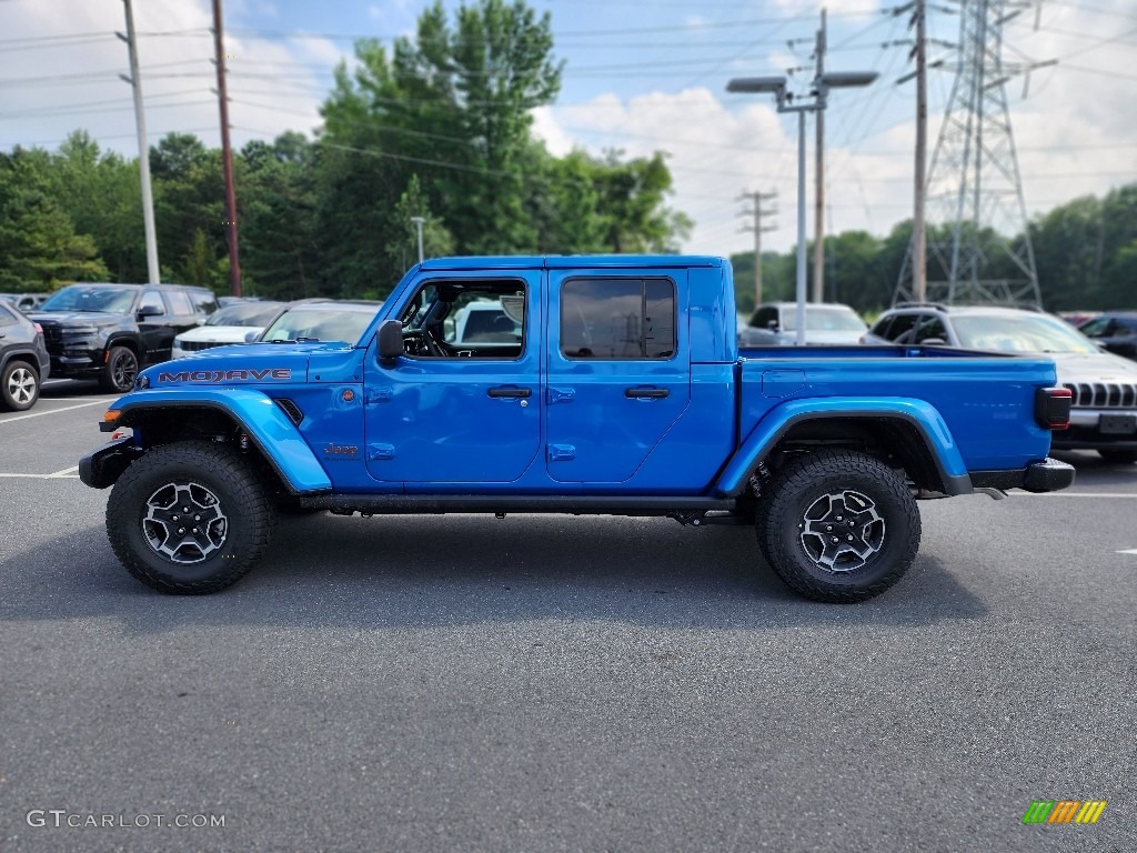 2023 Gladiator Mojave 4x4 - Hydro Blue Pearl / Black photo #3