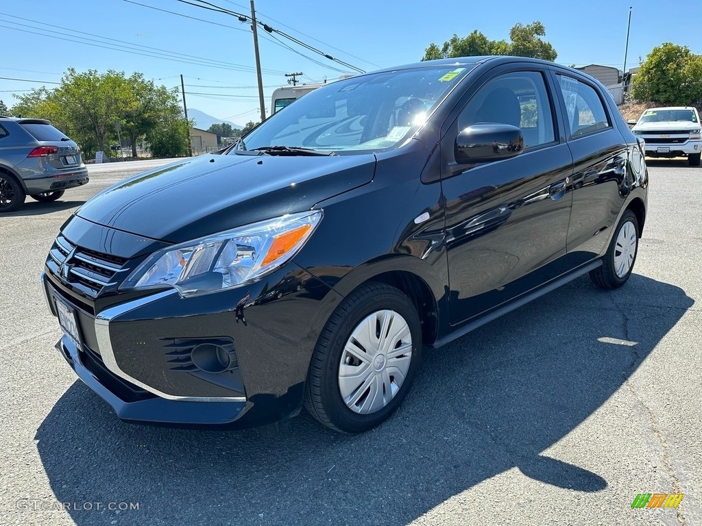 Mystic Black Metallic 2023 Mitsubishi Mirage ES Exterior Photo #146351032