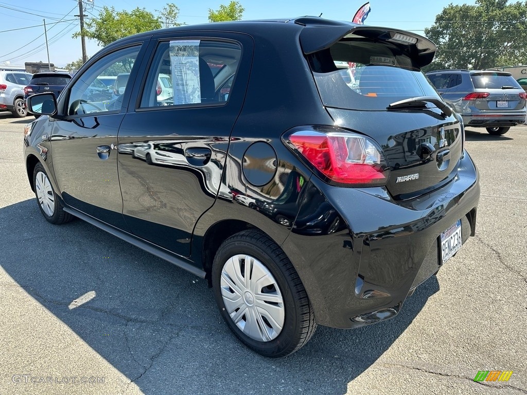 Mystic Black Metallic 2023 Mitsubishi Mirage ES Exterior Photo #146351047