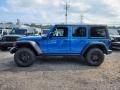 Hydro Blue Pearl 2024 Jeep Wrangler 4-Door Willys 4xe Hybrid Exterior