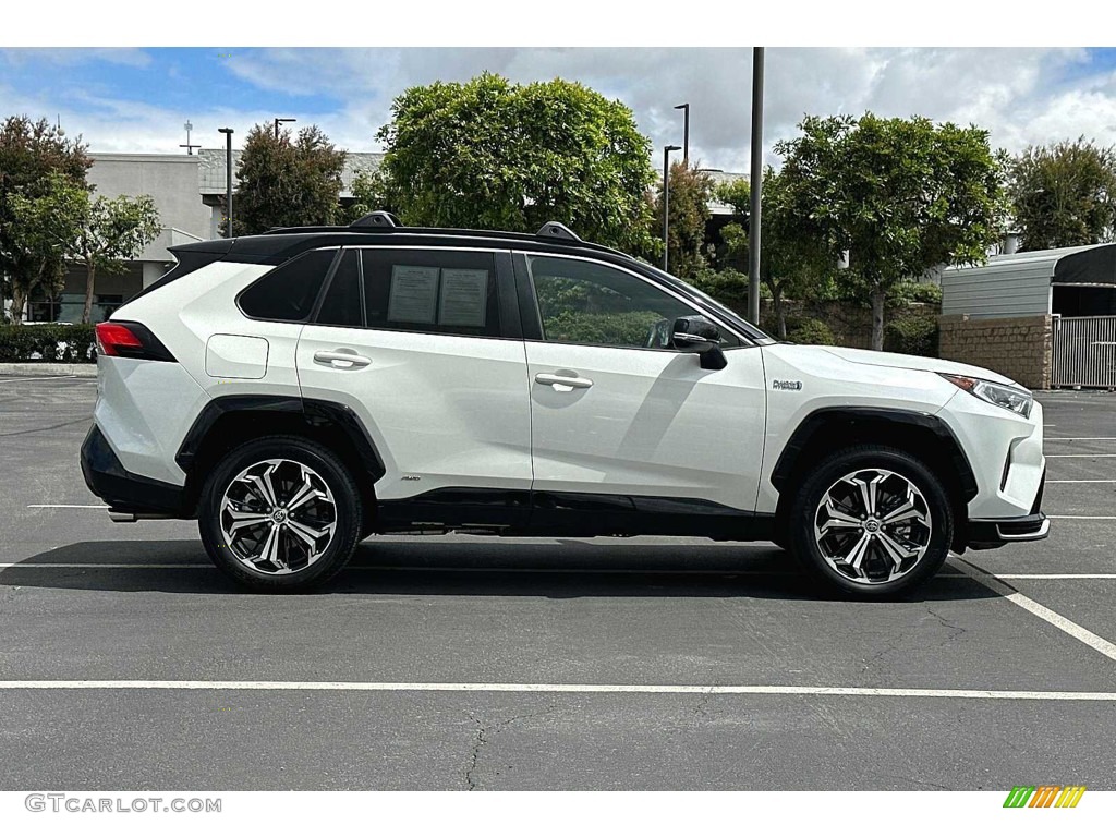 Super White 2021 Toyota RAV4 Prime XSE AWD Plug-In Hybrid Exterior Photo #146351269