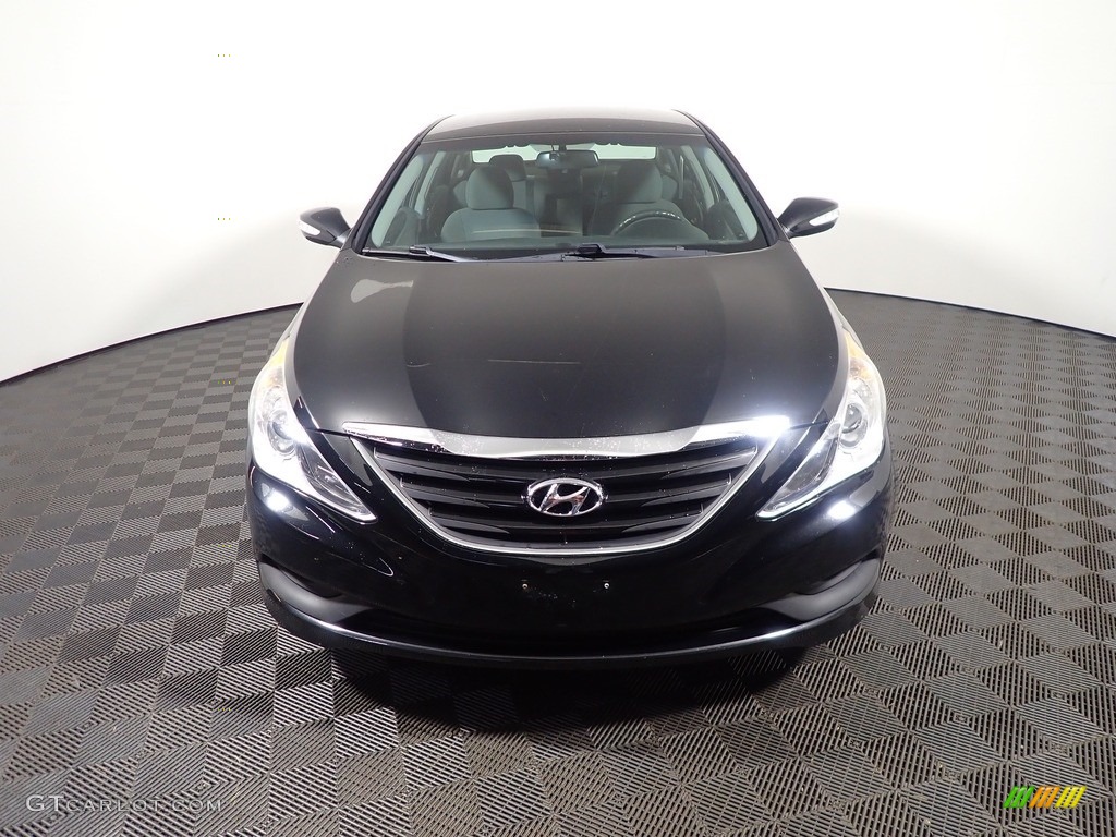 2014 Sonata GLS - Phantom Black Metallic / Gray photo #4