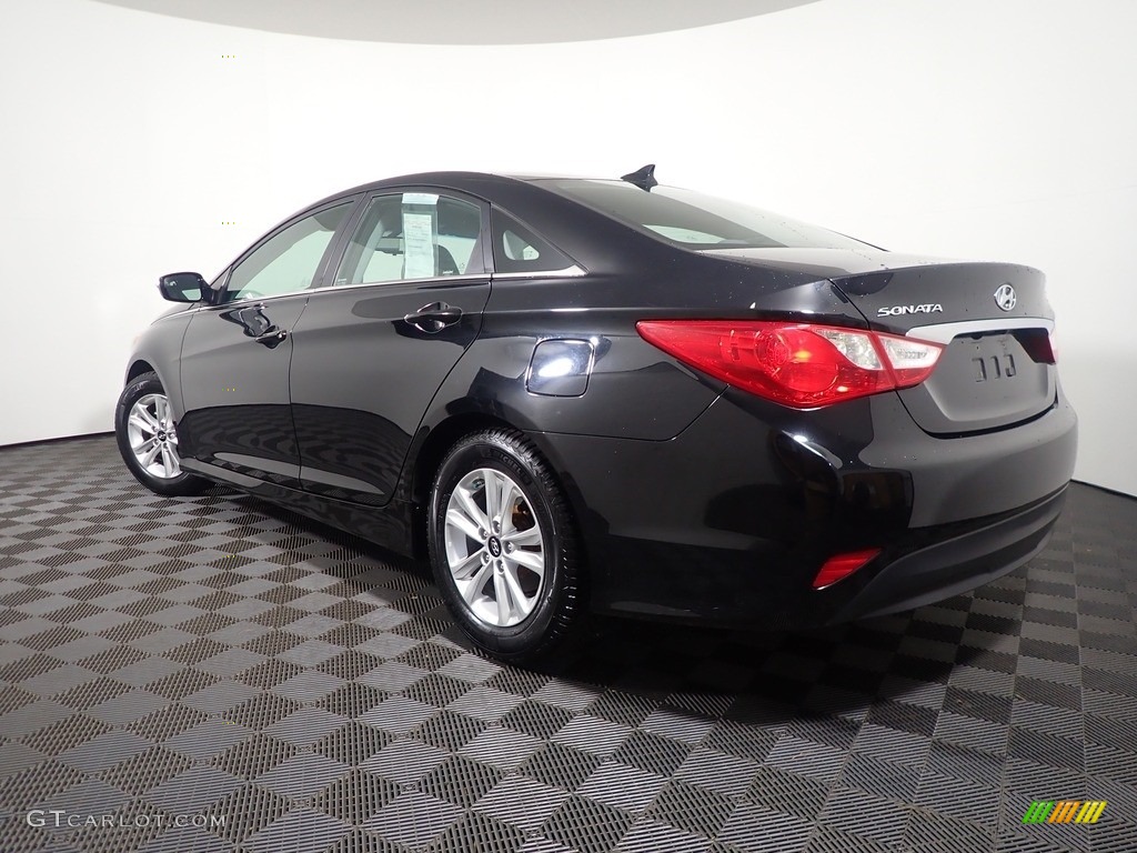 2014 Sonata GLS - Phantom Black Metallic / Gray photo #8