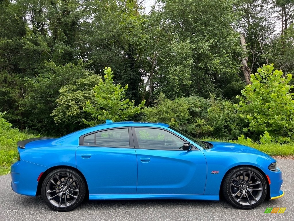 B5 Blue Pearl 2023 Dodge Charger Scat Pack Plus Exterior Photo #146351380