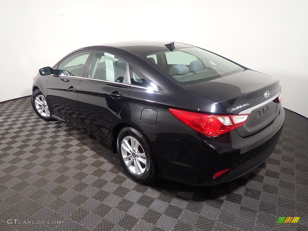 2014 Sonata GLS - Phantom Black Metallic / Gray photo #9