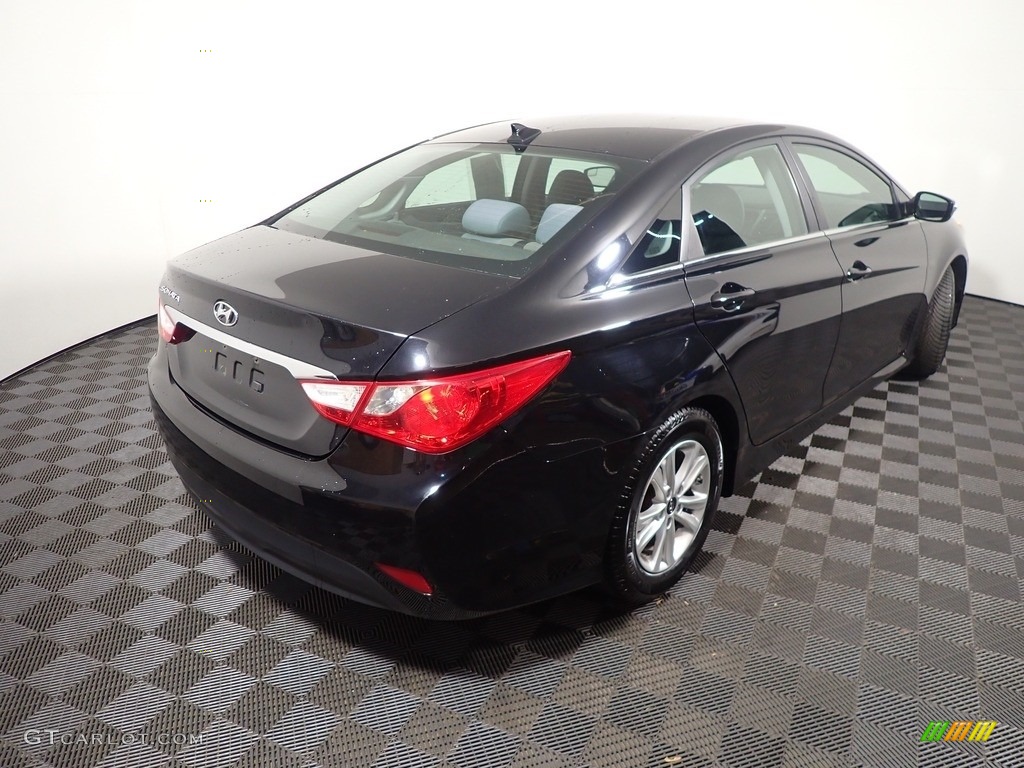 2014 Sonata GLS - Phantom Black Metallic / Gray photo #14