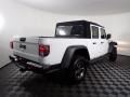 2020 Bright White Jeep Gladiator Rubicon 4x4  photo #9