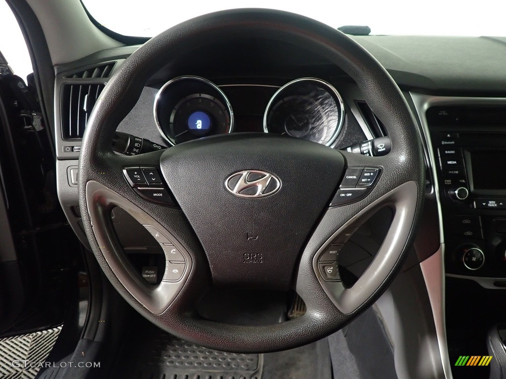 2014 Sonata GLS - Phantom Black Metallic / Gray photo #21