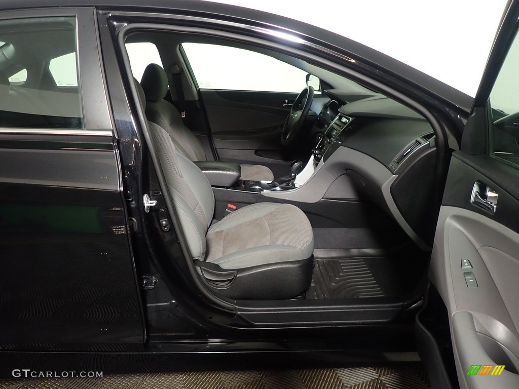 2014 Sonata GLS - Phantom Black Metallic / Gray photo #33