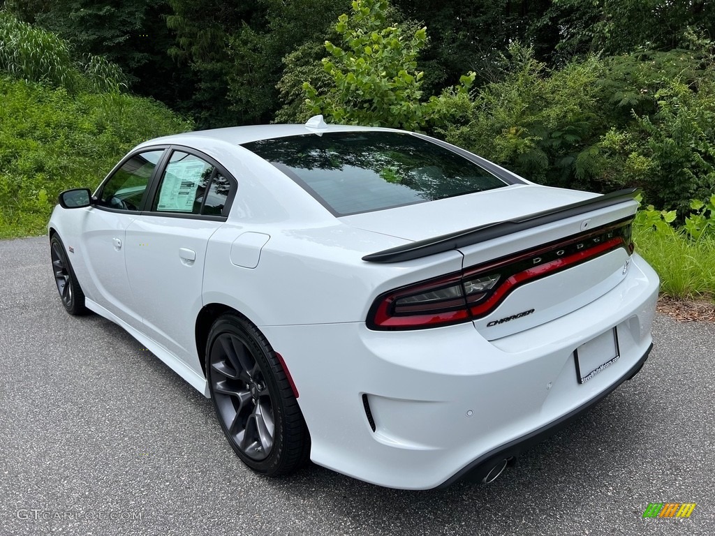 2023 Charger Scat Pack Plus - White Knuckle / Ruby Red/Black photo #8