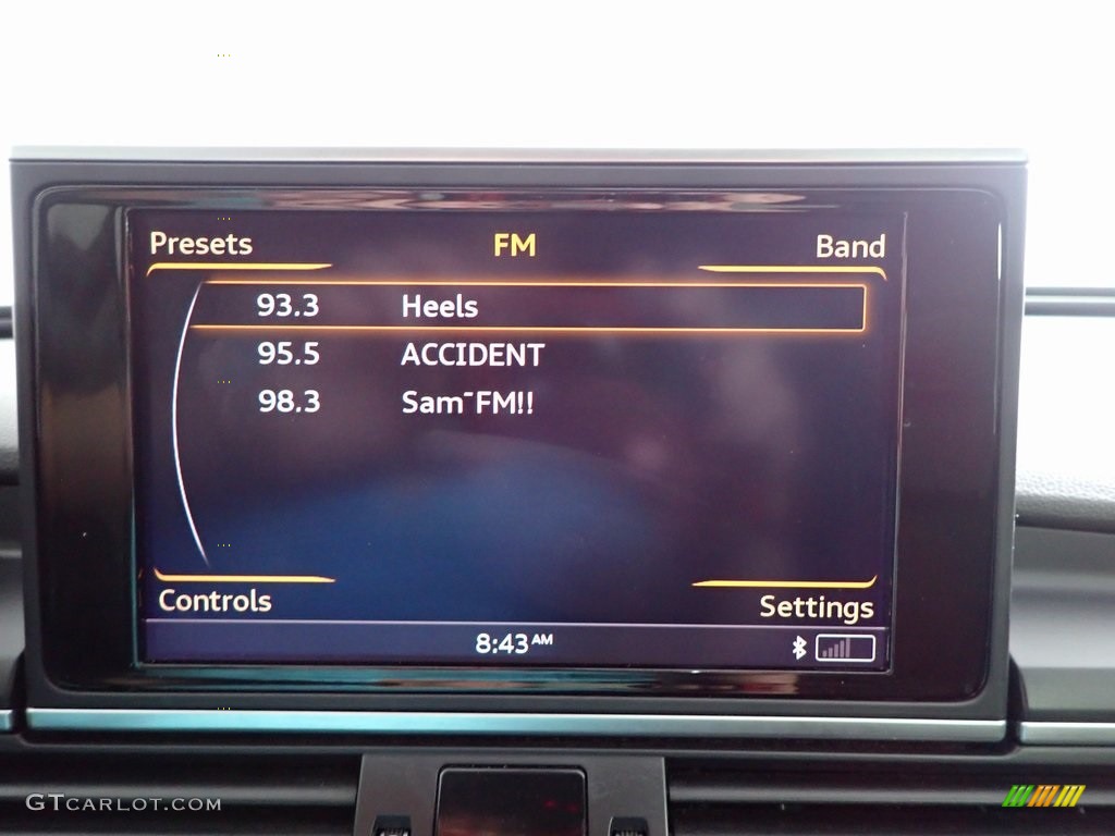 2016 A6 2.0 TFSI Premium Plus quattro - Aviator Blue Metallic / Black photo #3