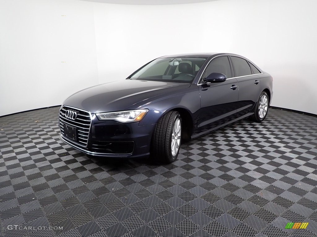 2016 A6 2.0 TFSI Premium Plus quattro - Aviator Blue Metallic / Black photo #8