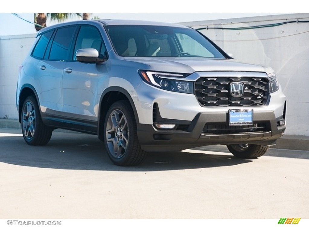 Lunar Silver Metallic 2023 Honda Passport EX-L AWD Exterior Photo #146352937