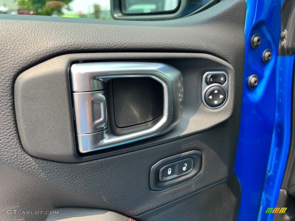 2023 Gladiator Rubicon 4x4 - Hydro Blue Pearl / Black photo #12