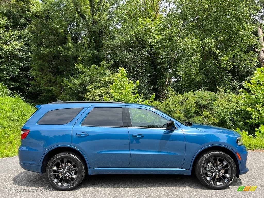Frostbite Pearl 2023 Dodge Durango SXT Blacktop AWD Exterior Photo #146353267