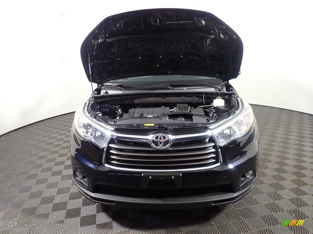 2015 Highlander XLE AWD - Attitude Black Metallic / Black photo #7