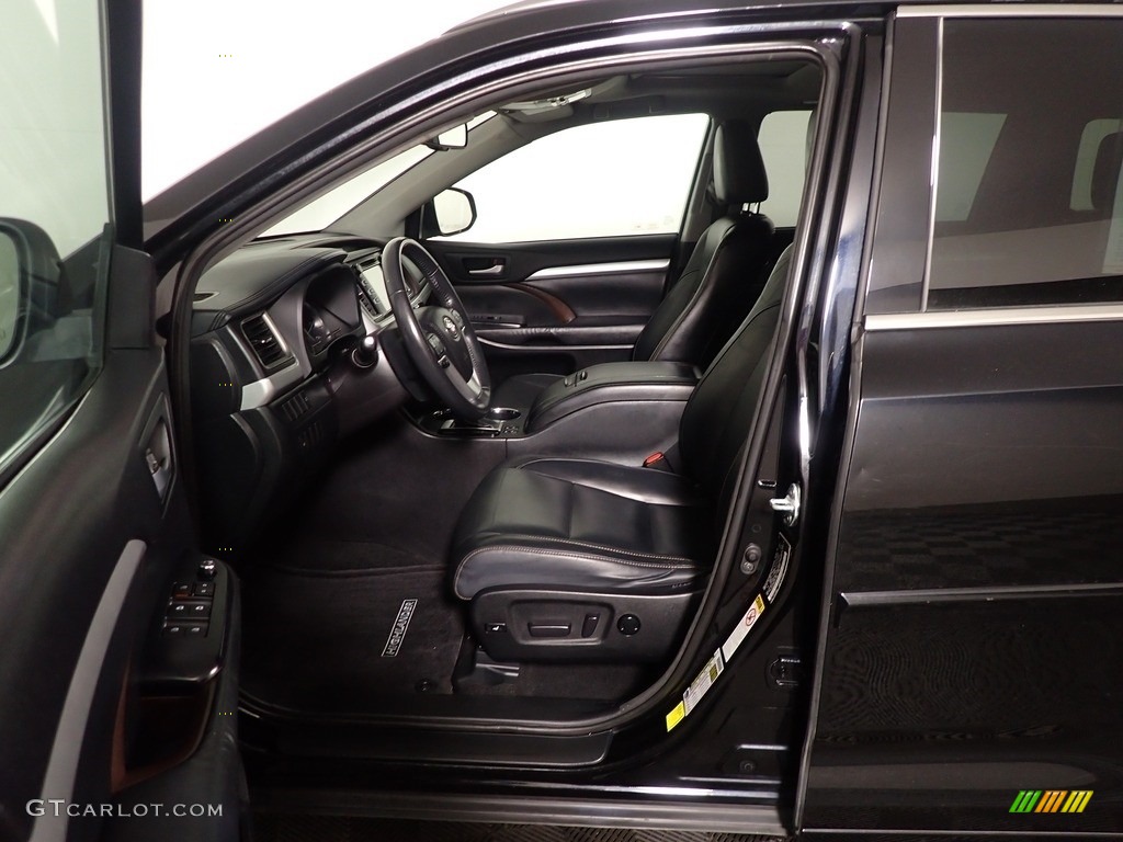 2015 Highlander XLE AWD - Attitude Black Metallic / Black photo #21