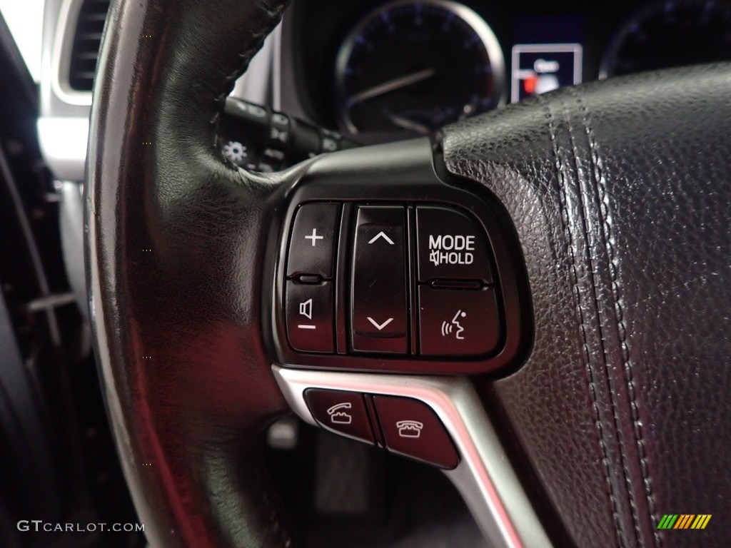 2015 Highlander XLE AWD - Attitude Black Metallic / Black photo #27