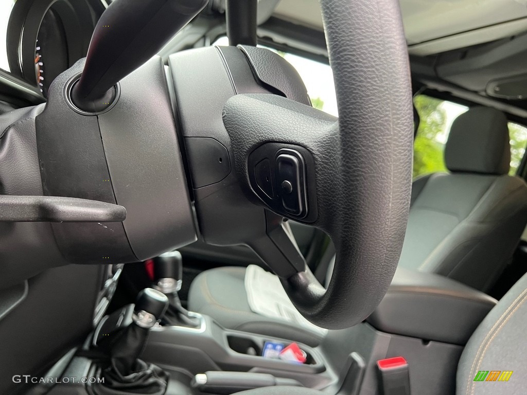 2024 Jeep Wrangler 4-Door Sport 4x4 Black Steering Wheel Photo #146353636