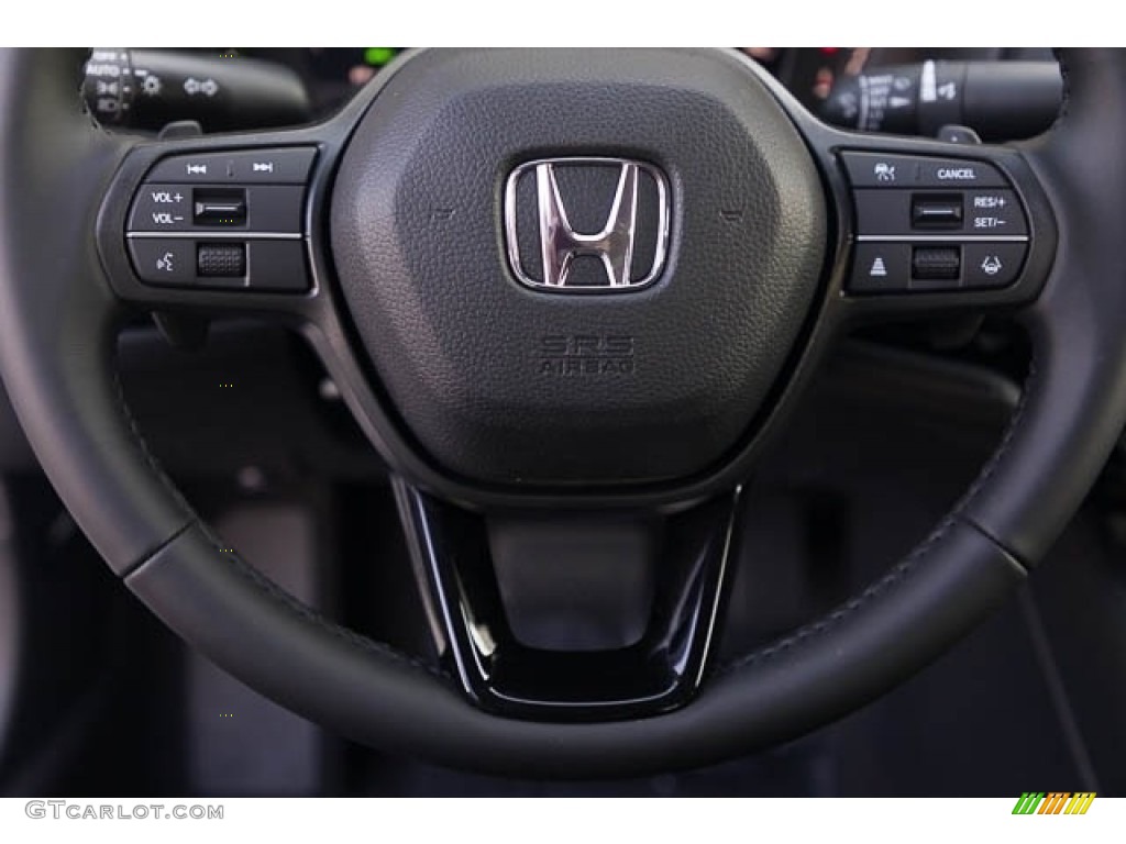 2023 Honda Accord EX-L Hybrid Black Steering Wheel Photo #146353885
