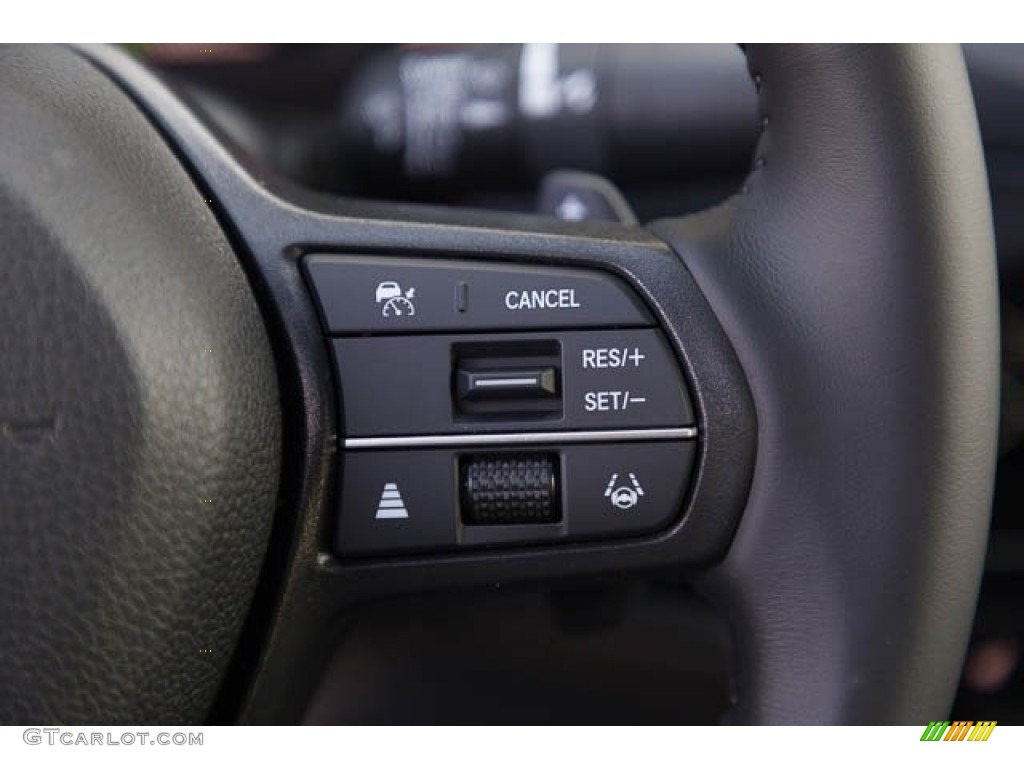 2023 Honda Accord EX-L Hybrid Black Steering Wheel Photo #146353891