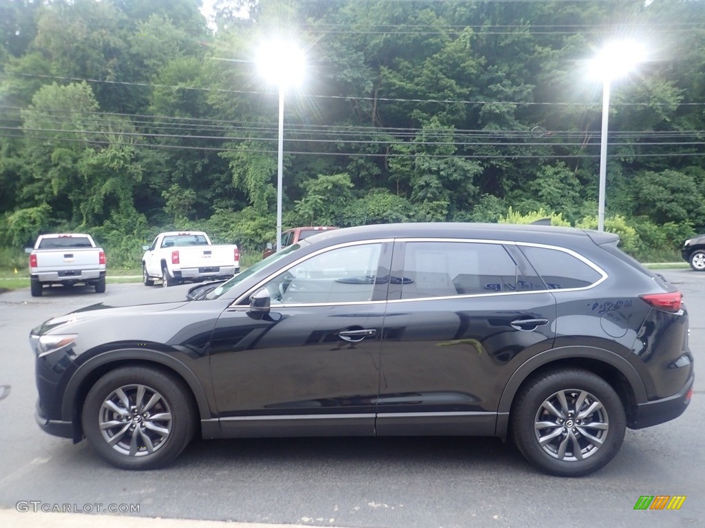 2021 CX-9 Touring AWD - Jet Black Mica / Sand photo #6