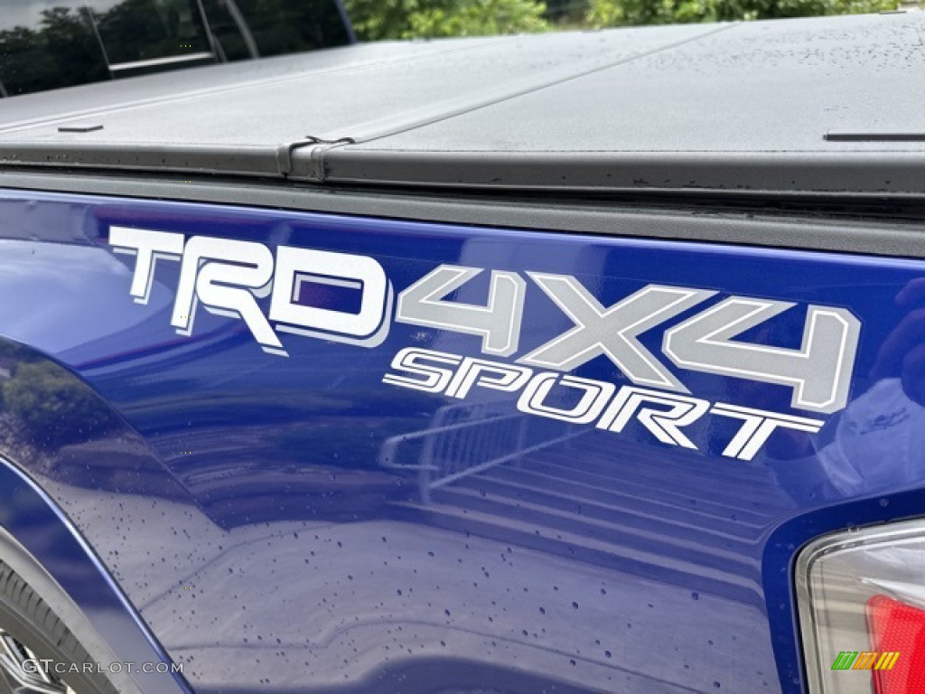 2023 Tacoma TRD Sport Double Cab 4x4 - Blue Crush Metallic / Black/Cement photo #20