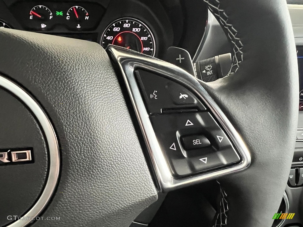 2023 Chevrolet Camaro LS Coupe Jet Black Steering Wheel Photo #146355434