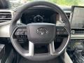 2023 Toyota Tundra Black/White Interior Steering Wheel Photo