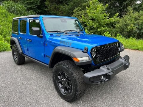 2024 Jeep Wrangler 4-Door Willys 4x4 Data, Info and Specs