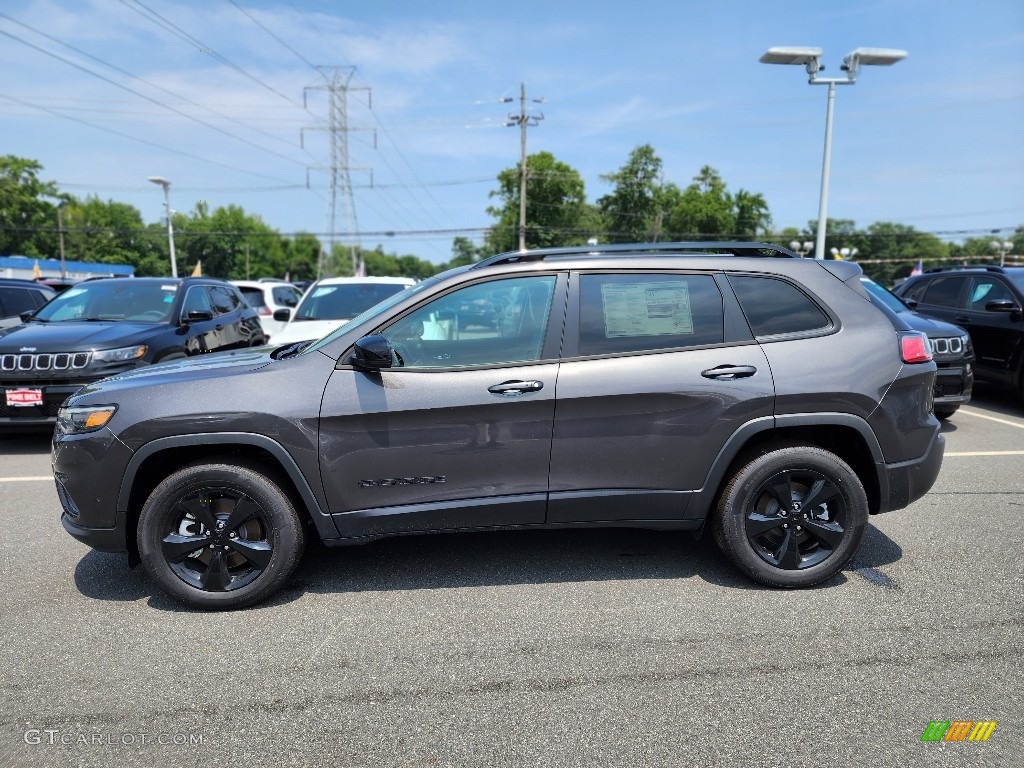 2023 Cherokee Altitude Lux 4x4 - Granite Crystal Metallic / Black photo #3