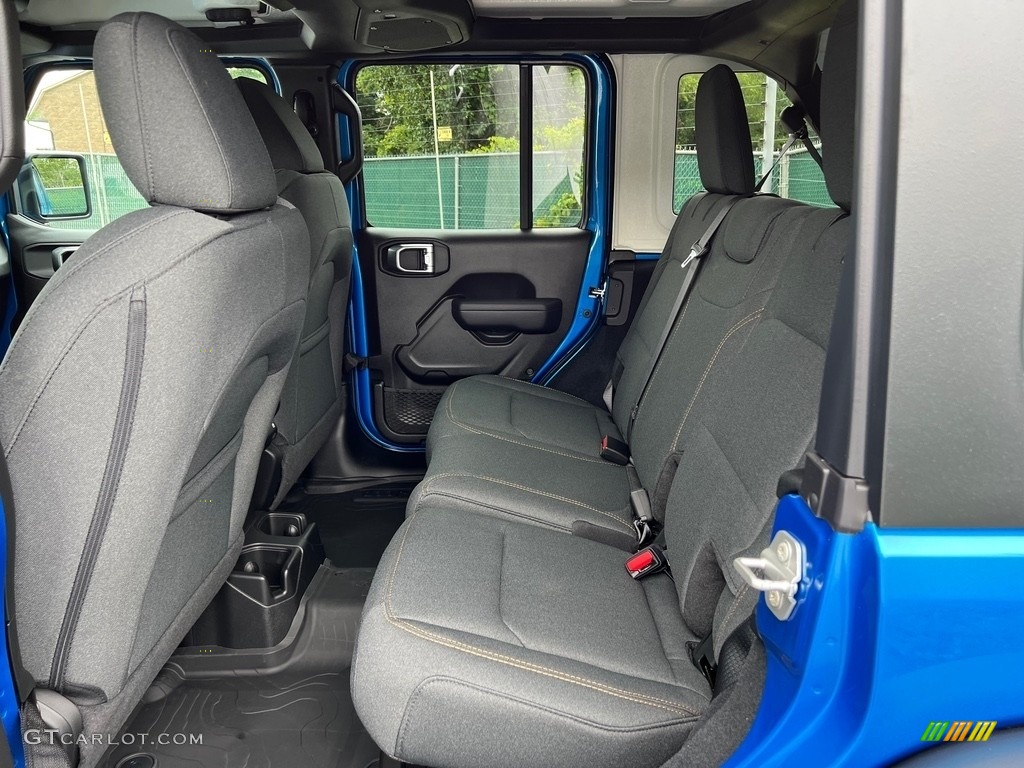 Black Interior 2024 Jeep Wrangler 4-Door Willys 4x4 Photo #146356442