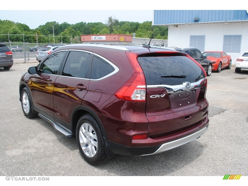 2016 CR-V EX-L - Basque Red Pearl II / Gray photo #3