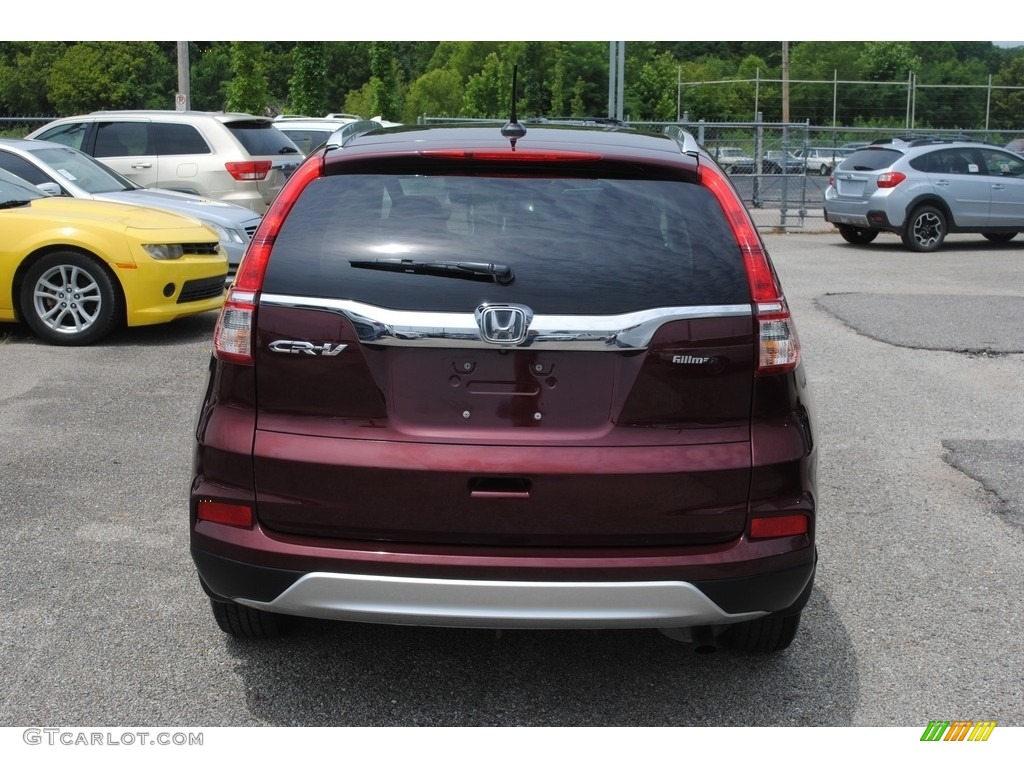2016 CR-V EX-L - Basque Red Pearl II / Gray photo #4