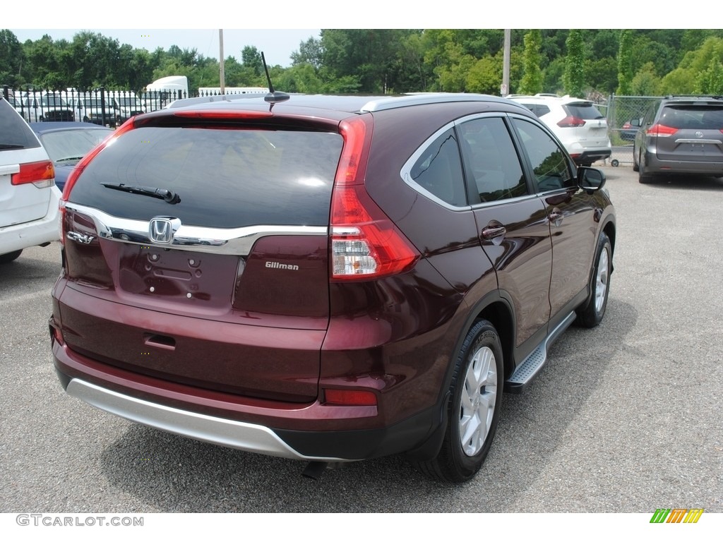 2016 CR-V EX-L - Basque Red Pearl II / Gray photo #5