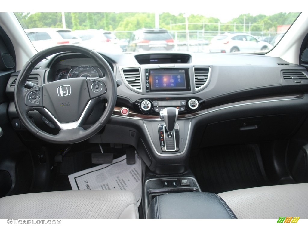 2016 Honda CR-V EX-L Gray Dashboard Photo #146356601