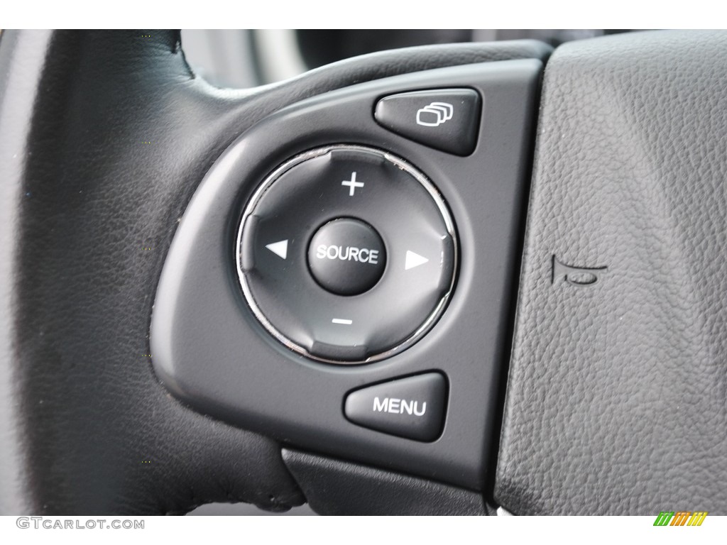 2016 Honda CR-V EX-L Gray Steering Wheel Photo #146356765