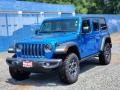 2023 Hydro Blue Pearl Jeep Wrangler Unlimited Rubicon 4XE Hybrid  photo #1