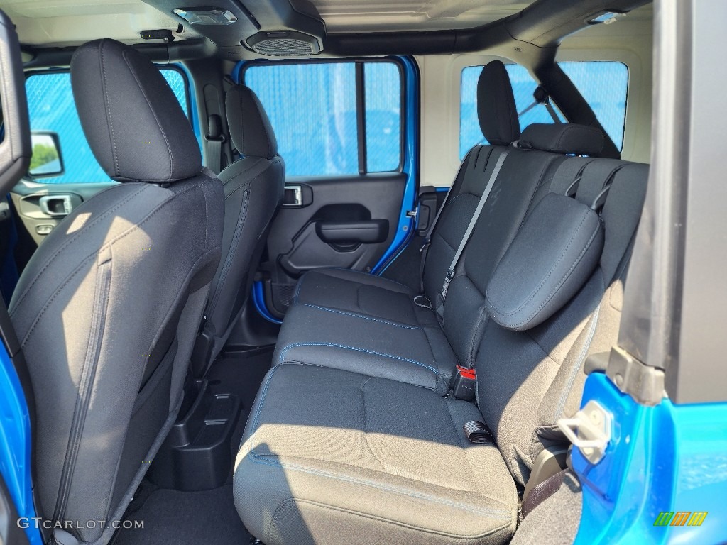 2023 Wrangler Unlimited Rubicon 4XE Hybrid - Hydro Blue Pearl / Black photo #6
