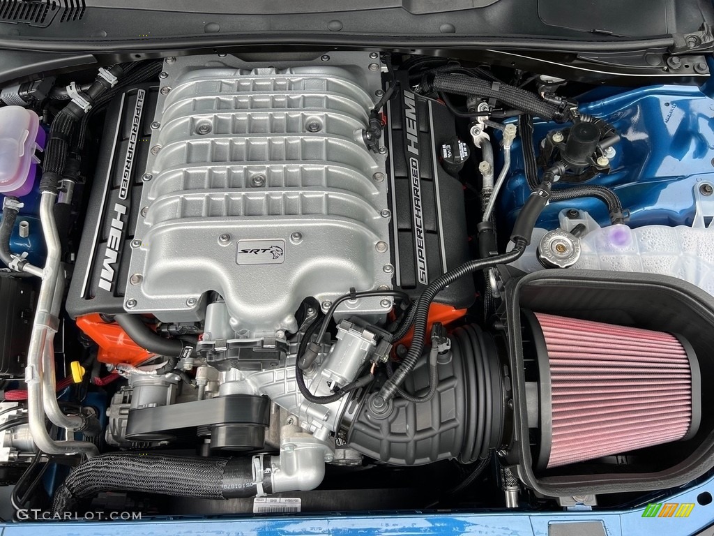2023 Dodge Challenger SRT Hellcat JailBreak 6.2 Liter Supercharged HEMI OHV 16-Valve VVT V8 Engine Photo #146357242
