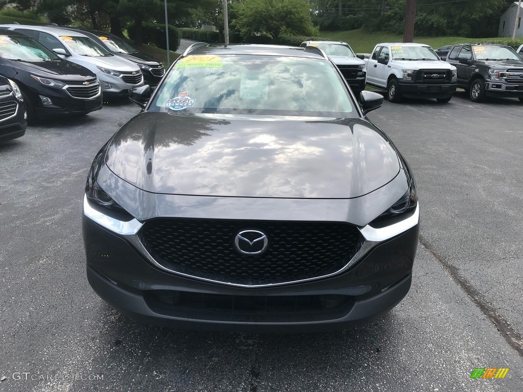 2021 CX-30 Premium AWD - Machine Gray Metallic / Black photo #3