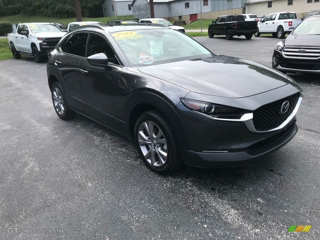 2021 CX-30 Premium AWD - Machine Gray Metallic / Black photo #4