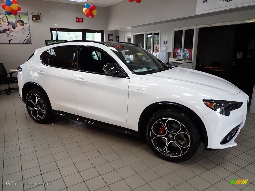 Alfa White 2024 Alfa Romeo Stelvio Ti AWD Exterior Photo #146357531