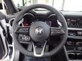 2024 Alfa Romeo Stelvio Black Interior Steering Wheel Photo