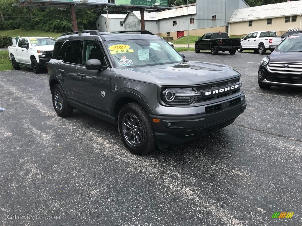 2021 Bronco Sport Big Bend 4x4 - Carbonized Gray Metallic / Ebony photo #4
