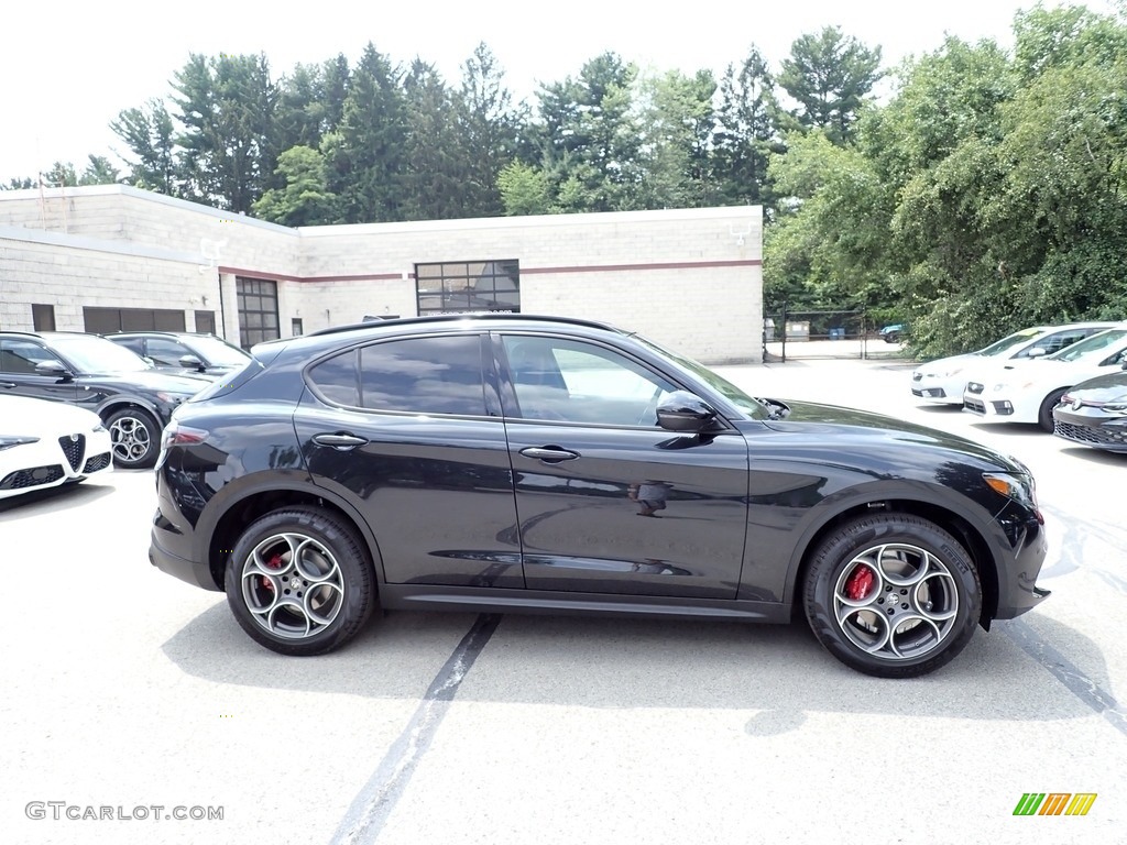 Vulcano Black Metallic 2024 Alfa Romeo Stelvio Sprint AWD Exterior Photo #146358717
