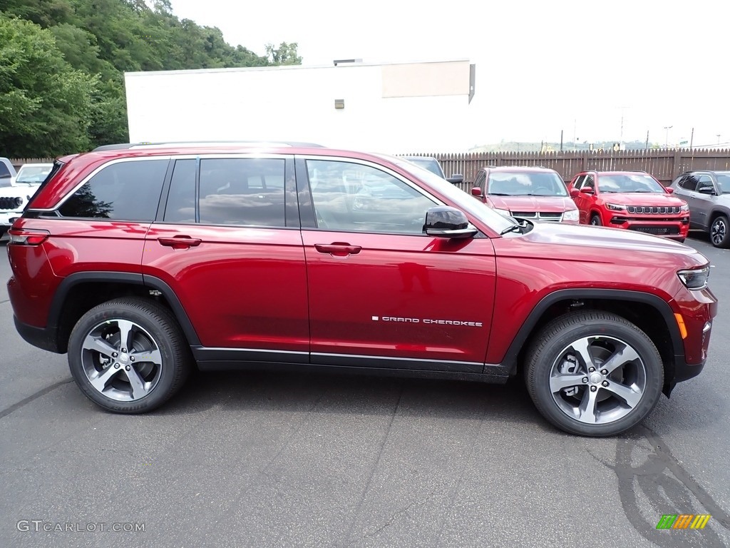 Velvet Red Pearl 2023 Jeep Grand Cherokee 4XE Exterior Photo #146358740