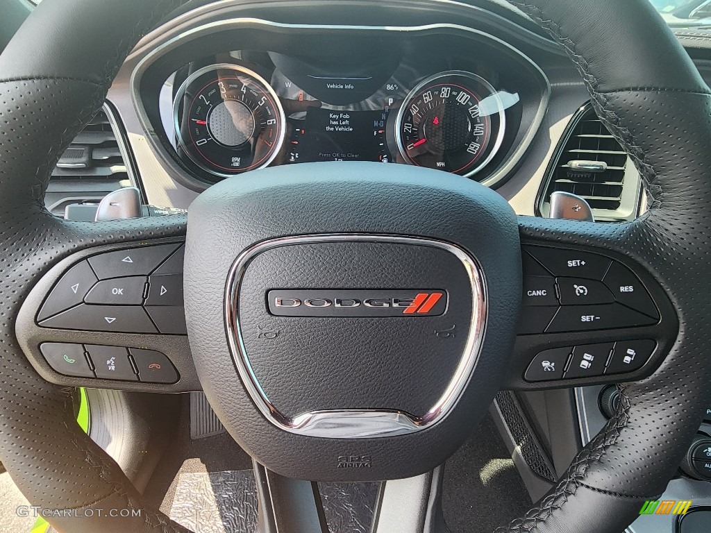 2023 Dodge Challenger GT AWD Black Steering Wheel Photo #146358802